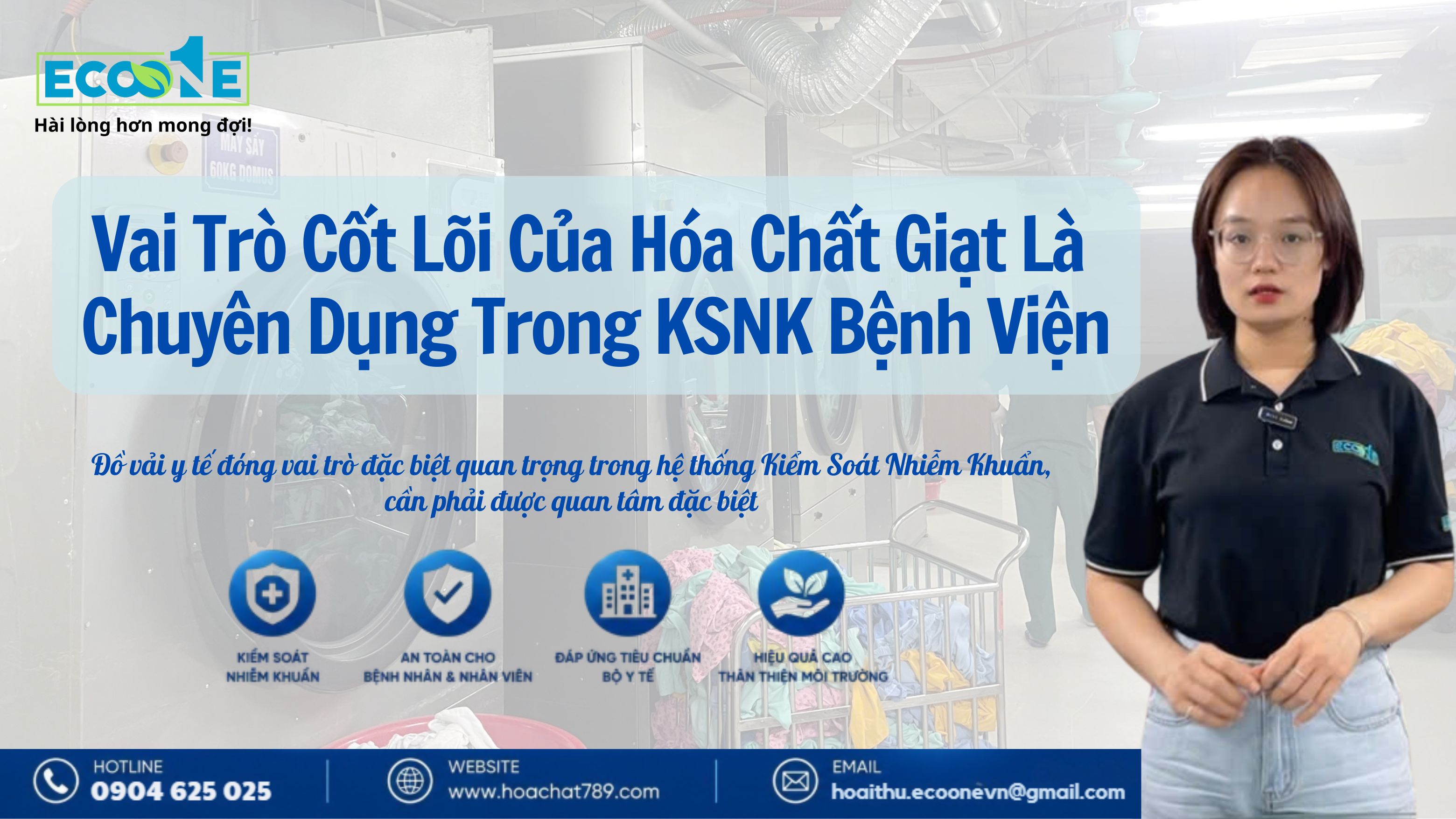  Vai Trò Cốt Lõi Của Hóa Chất Giặt Là Chuyên Dụng Trong KSNK Bệnh Viện
